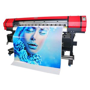 høj nøjagtighed storformat inkjet printer med dobbelt dx7 print hoved god pris